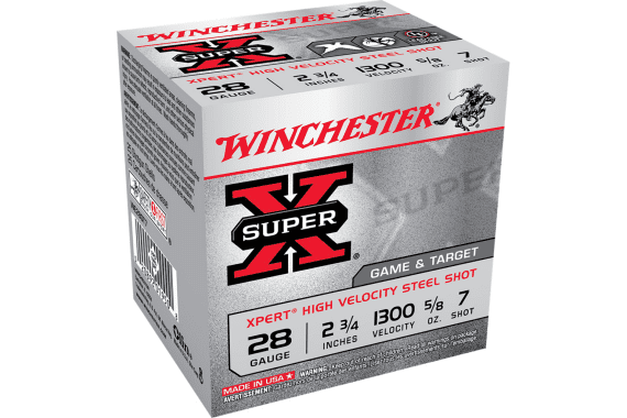 Winchester Super-x Xpert Hi-velocity Steel 28 Ga. 2.75 In. 5-8 Oz. 7 Sho... — New listing photo