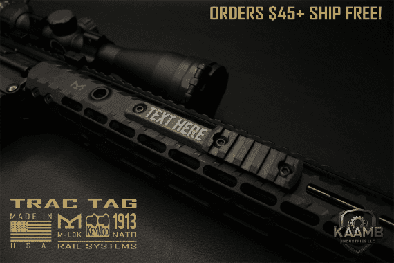 M-LOK GEN 2 TRAC TAG - Custom M-LOK Rail Cover w/ Integrated Pic Rail — New listing photo