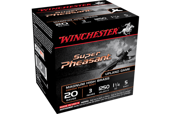 Winchester Super Pheasant Plated High Velocity 20 Ga. 3 In. 1 1-4 Oz. 5 ... — New listing photo