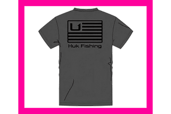 Huk and Bars Short Sleeve Shirt Volcanic Ash M — New listing photo