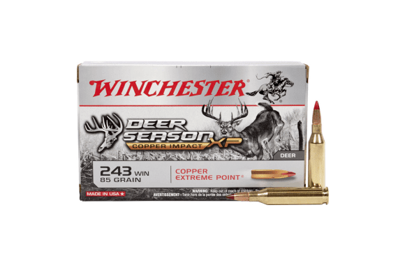 Winchester Copper Impact Rifle Ammo 243 Win. 85 Gr. Lf 20 Rd. — New listing photo