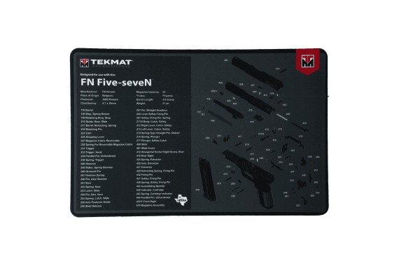 Tekmat Pstl Mat For Fn Five Svn Blk — New listing photo