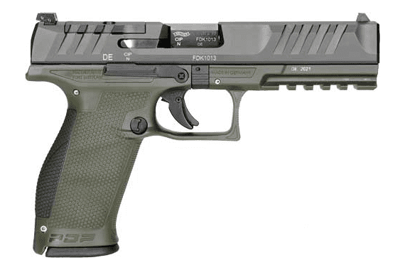 Walther Pdp Or 9mm 5" - 18-shot Green Polymer Frame — New listing photo