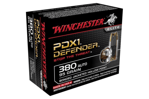 Winchester Supreme Elte 380acp - 95gr Pdx1 Def 20rd 10bx-cs — New listing photo