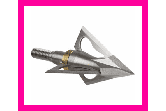 WacEm Archery 3-Blade Broadhead 100gr with Free Strobing FIT Nock 3/pk — New listing photo
