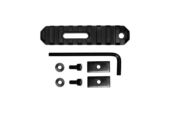 Grovtec Rail Section Stock Ar - 3.8" 9 Slot Aluminum Black — New listing photo