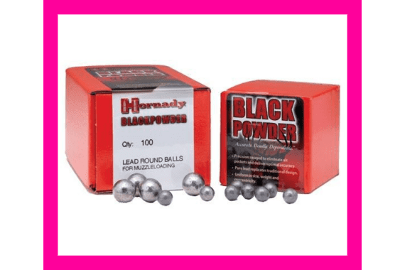 Hornady Lead Round Ball .36 cal .375" 100/ct — New listing photo