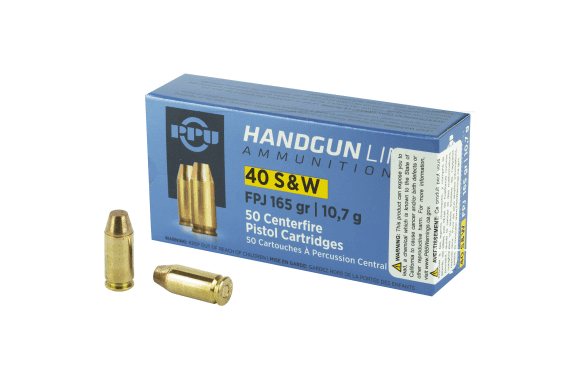 Ppu 40sw Fpj 165gr 50-500 — New listing photo