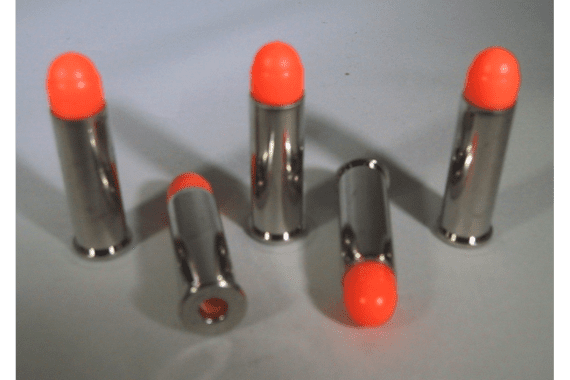NEW! P2 BRASS Series .38 Special Snap Caps, Dummy Ammo, Training Rounds, Nickel, ORANGE — New listing photo