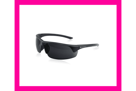 Smith & Wesson Corporal Shooting Glasses Half Frame Black with Smoke Lens — New listing photo