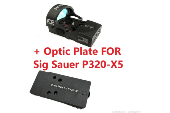 ADE RD3-013 Red Dot Sight+Optic Mounting Plate for Sig Sauer P320-X5 Pistol — New listing photo