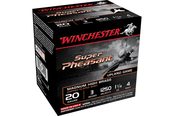 Winchester Super Pheasant Plated High Velocity 20 Ga. 3 In. 1 1-4 Oz. 4 ... — New listing photo
