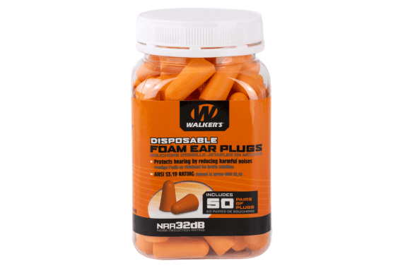 Walker's Foam Ear Plugs 50pk Jar — New listing photo