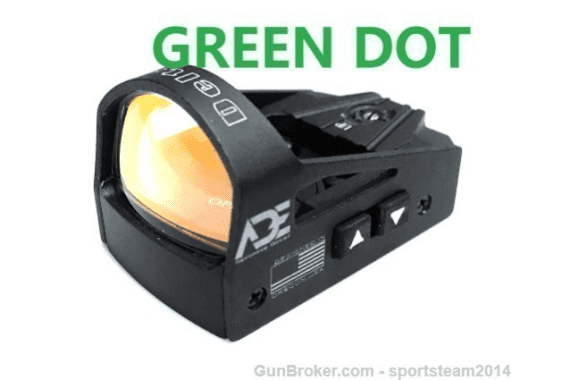 Compact Green Dot Reflex Sight Pistol handgun red — New listing photo
