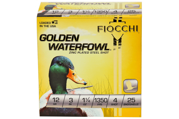 Fiocchi 12ga 4 Golden 25-250 — New listing photo