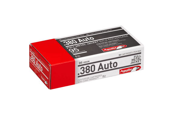 Aguila Pistol Ammo 380 Acp 95 Gr. Fmj 50 Rd. — New listing photo