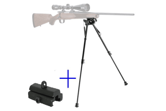Ade Advanced Optics 12 levels 13″-23″ Long Hunting Rifle Bipod with Picatinny Rail Adapter — New listing photo