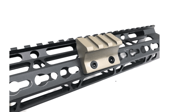 FDE! 45 Deg Offset Picatinny Rail Section for Keymod Handguard Flat Dark Earth — New listing photo
