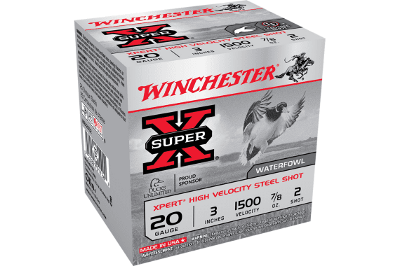 Winchester Super-x Xpert Hi-velocity Steel 20 Ga. 3 In. 7-8 Oz. 2 Shot 2... — New listing photo