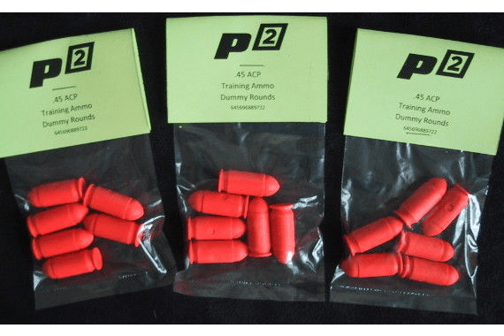 .45 ACP SNAP CAPS TRAIN AMMO BULLETS SHELLS PRACTICE SAFE .45 – 6 Pak USA Seller — New listing photo