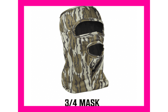 Primos Stretch Fit Mask - Mossy Oak Bottomland 3/4 Face — New listing photo