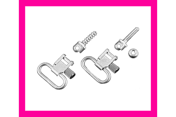 Uncle Mikes QD Machine Screw Type Swivel - 1" Nickel — New listing photo
