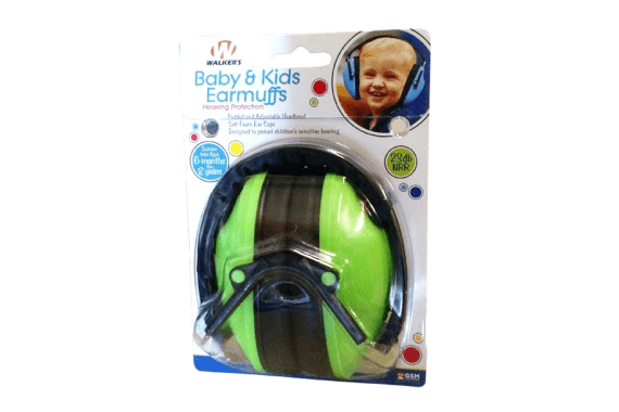Baby & Kids Hearing Protection Earmuffs - Lime Green — New listing photo