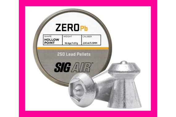 Sig Pellets .22 Zero 16.6GR — New listing photo