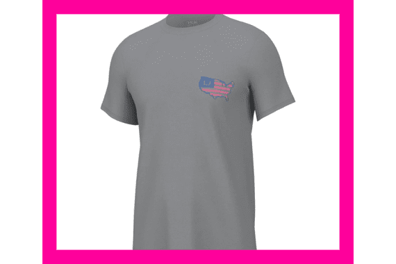 Huk American Tee Shirt Harbor Mist S — New listing photo