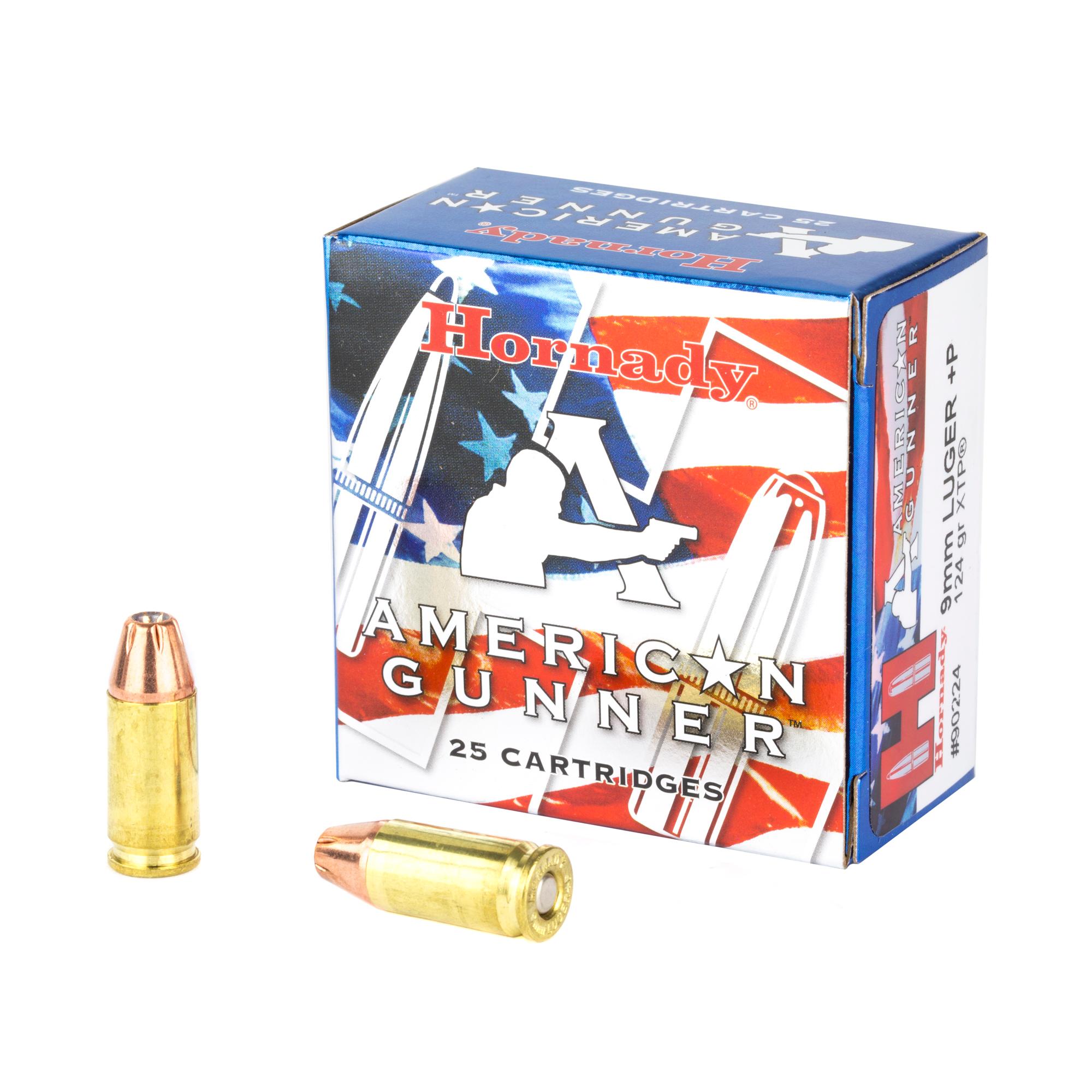 Hornady American Gunner 9mm +P 124gr XTP 25 Rds — New listing photo