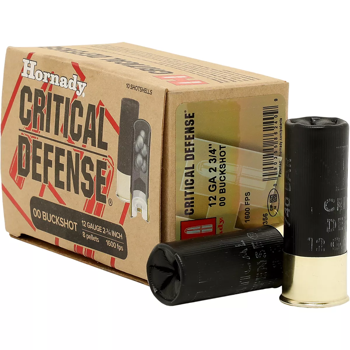 Hornady Critical Defense 12 Gauge 00 Buck 10 Rds — New listing photo