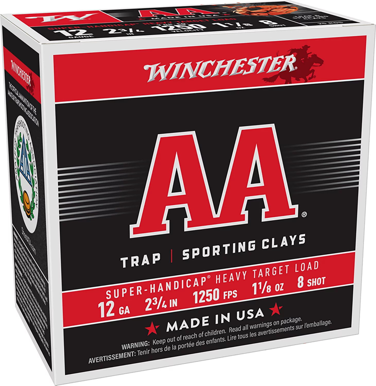 Winchester AA Super Sport 12 Gauge #8 25 Rounds — New listing photo