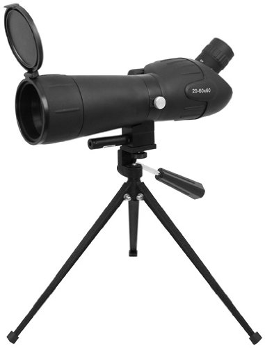 NcStar 20-60 X 60 Green Lens Red Laser Spotting Scope with Tripod