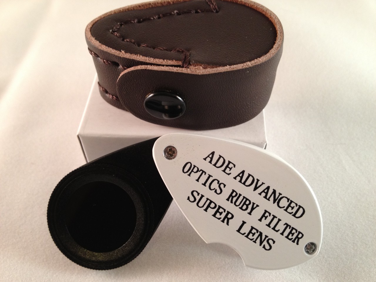 Ruby filter for Gem Testing, Stone Testing By Ade Advance Optics.Gemstones color