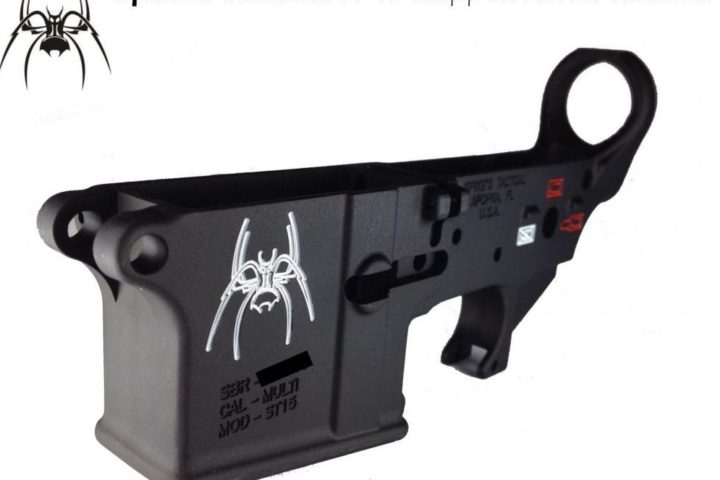 ar-15-spikes-tactical-stripped-lower-receiver-with-white-spider-logo-ar-15-ar15-lower-receiver-spikes-tactical-white-logo
