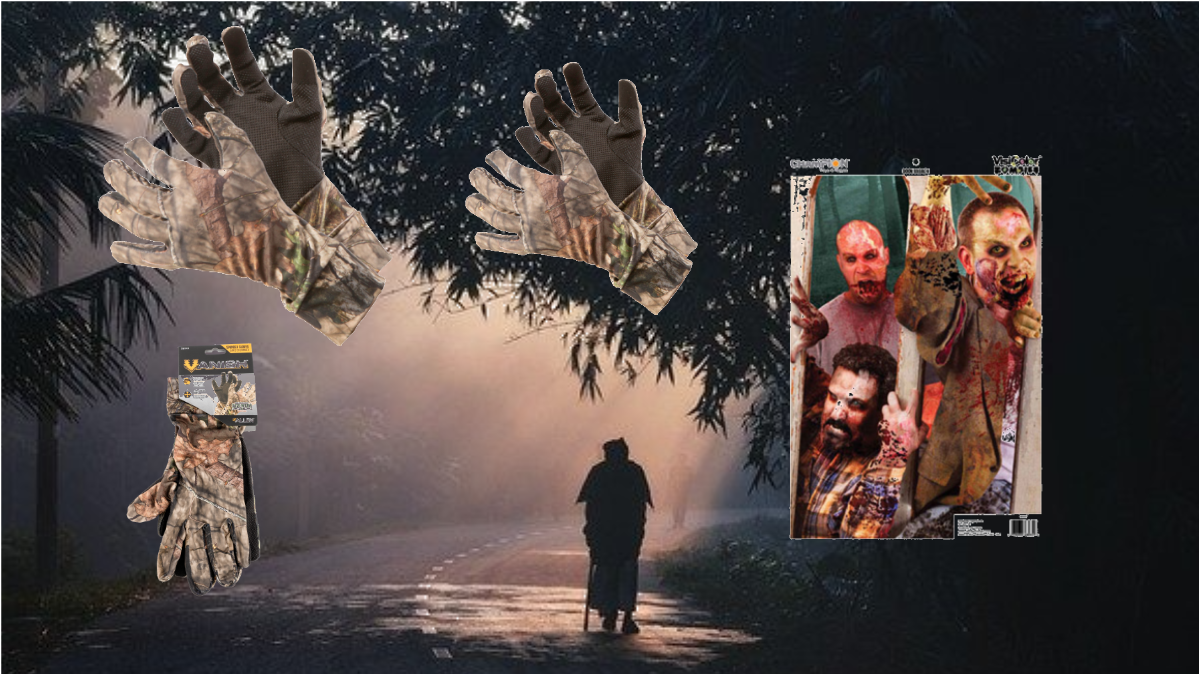 Zombie Spandex Gloves