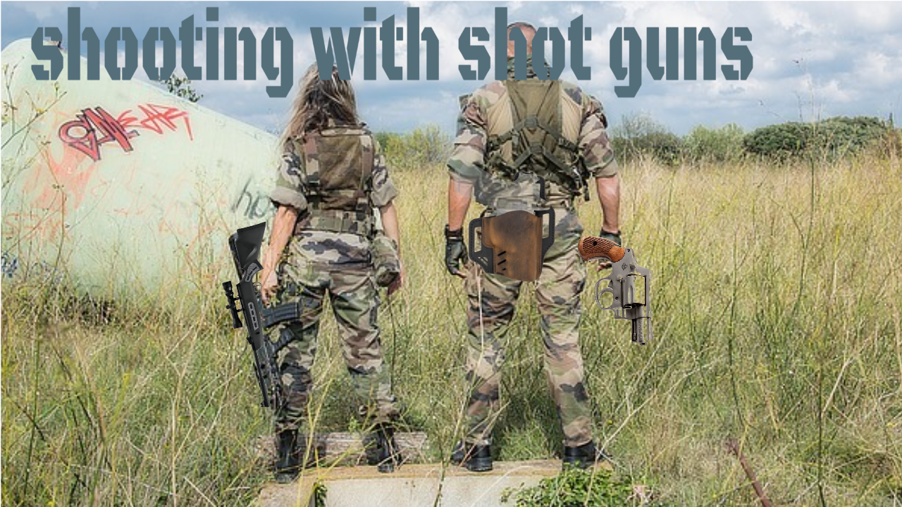 shooting with shot guns