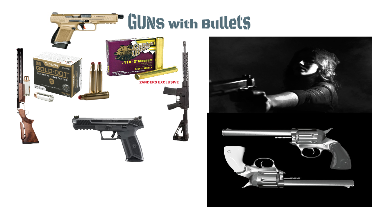 GUNS WITH BULLETS