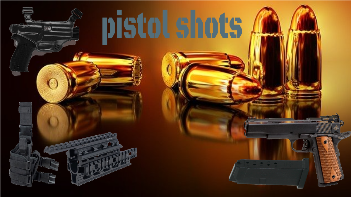 pistol shots