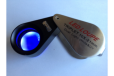 10x21mm UV/LED Triplet Illuminated Loupe/magnifier -Dual Light (white & UV)