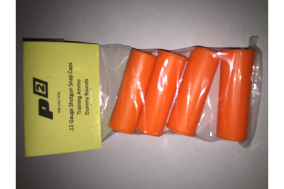 12 Gauge Shotgun Safety Training Dummy Ammo -Pack of 4 inert NEW