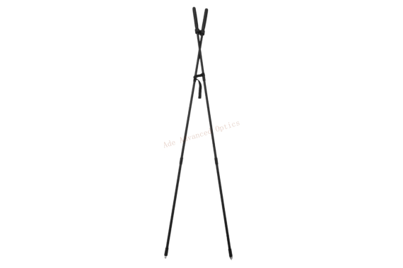 39″ Hunting Bipod Rifle Rest Bungee Corded Collapsible Shooting Standing X-Stick