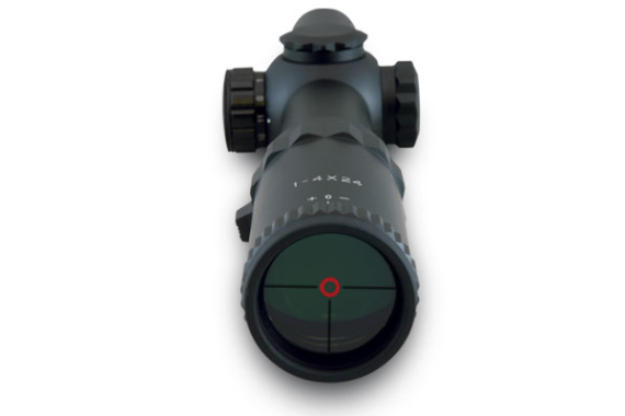 Ade Advanced Optics 1-4×24 illum Donut Dot Reticle Rifle Scope