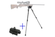 Ade Advanced Optics 12 levels 13″-23″ Long Hunting Rifle Bipod with Picatinny Rail Adapter