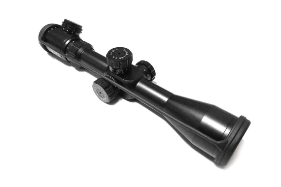 Ade Advanced Optics 4-14×44 Front Focal Plane Crusader FFP Illuminated Riflescope with Mildot Reticle