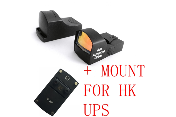 Ade Advanced Optics Compact MINI Micro Red Dot Reflex Sight Pistol for HK USP