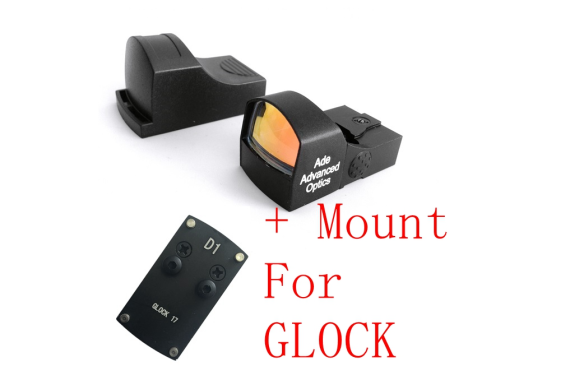 Ade Advanced Optics Compact MINI Red Dot Reflex Sight Pistol for GLOCK pistol