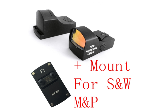 Ade Optics MINI Red Dot Reflex Sight Pistol for SW MP Smith Wesson S&M M&P SD40VE SD9VE