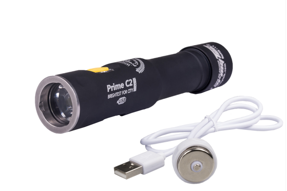 Armytek Prime C2 Pro XHP35 Magnet USB (White) + 18650 Li-Ion/LED flashlight