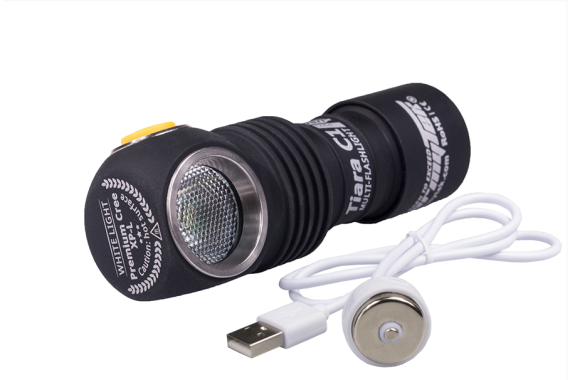 Armytek Tiara C1 Pro XP-L Magnet USB (Warm) + 18350 Li-Ion/LED flashlight